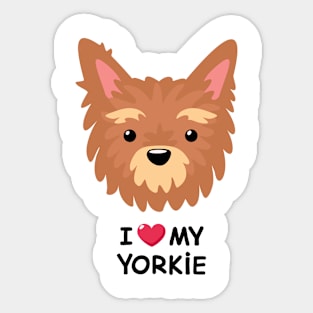 Yorkshire Terrier Dog Sticker